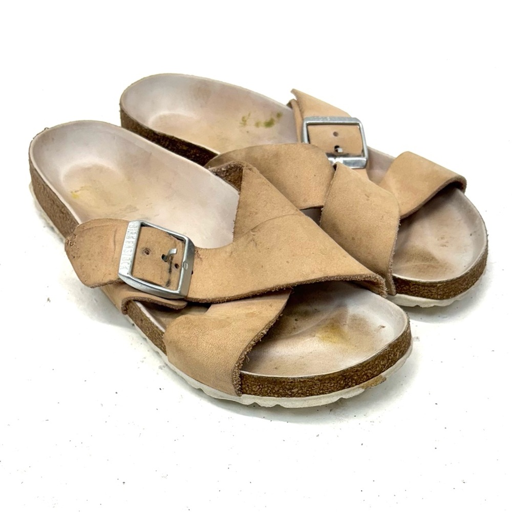 Birkenstock Siena Big Buckle Size 37 Women US Size 6 Sandals Narrow Fit Hippie